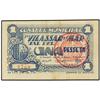 Image 1 : PAPER MONEY OF THE CIVIL WAR: CATALUNYA - 1 Pesseta. S/F. C.M. de VILASSAR DE MAR. AT-2887; T-3333. 