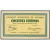 Image 1 : PAPER MONEY OF THE CIVIL WAR: ARAGÓN-FRANJA DE PONENT - 50 Céntimos. 30 Octubre 1937. C.M. de AZUARA