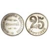 Image 1 : COOPERATIVE  AND ADVERTISING TOKENS - 25 Céntimos. S/F. CÍRCULO AGRÍCOLA MERCANTIL. PUIGCERDÀ. Ni. Ø