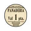 Image 1 : COOPERATIVE  AND ADVERTISING TOKENS - Val 1 Peseta. S/F. (Guerra Civil). PANADERIA HONCH. ASCASO 13,