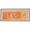 Image 1 : COOPERATIVE  AND ADVERTISING TOKENS - 10 Céntimos. S/F. SUBSIDIO AL COMBATIENTE COMISION PROVINCIAL 