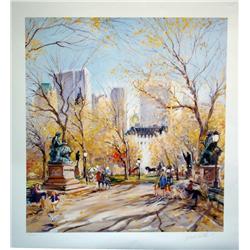 Kamil Kubik, Poet’s Walk II, Signed Print