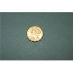 1887-S Gold Liberty $5 Coin