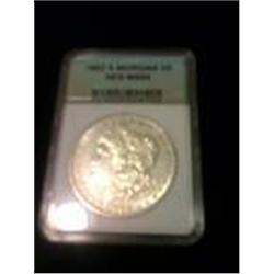 1882-S MS65 Graded Dollar