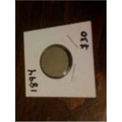 1894 V Nickel, Low Mintage Date