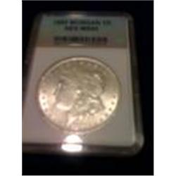 1882 Graded Silver Morgan Dollar MS65