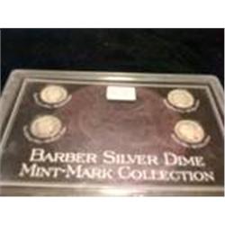 Barber Mint Silver Dime Collection