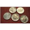 Image 1 : Five 1941 Mercury Silver Dimes, Brilliant, Uncirculated