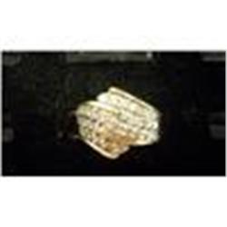 1.5 Carat Diamond Ladies Ring, 14 K gold