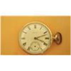 1908 Elgin Antique Pocket Watch, Gold Filled
