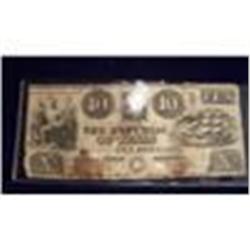 $10 Republic Of Texas Note Bill 253