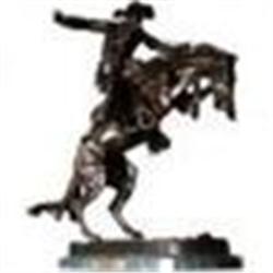 The Bronco Buster Bronze Sculpture by Remington