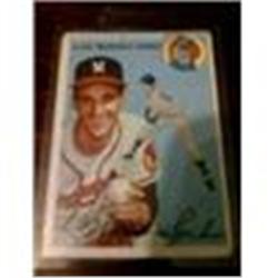 Old Original Warren Spahn Baseball Card