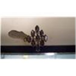 1Ct Sapphire/Diamond Ladies Ring, 3.1 Grams Gold