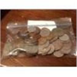 Lot of 100 Rare Foreign Coins