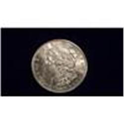 1890-S Morgan Silver Dollar, AU58