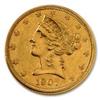 1907-D $5 Gold Liberty Coin