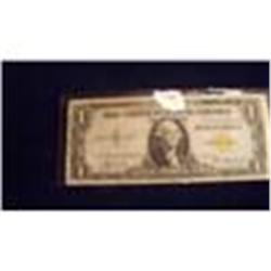 $1 North Africa WWII Issue Gold Seal Silver Certificate