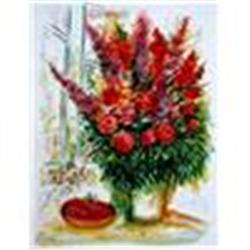 Marc Chagall "Bouquet With A Bowl Of Cherries" Lithograph