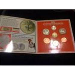 1985 United Kingdom Mint Set,7 Coins