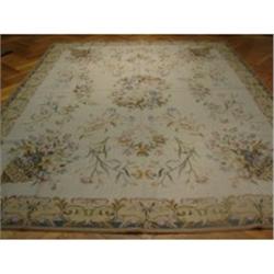 7'x10' Chinese Needlepoint Handmade Rug, w/coa