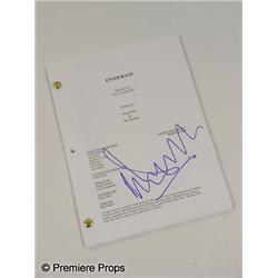 Entourage Script Signed by Malcolm McDowell