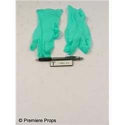 Halloween II S. Maple M.D. Nametag & Gloves Movie Props