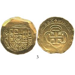 Mexico City, Mexico, cob 8 escudos, 171(5)J, from the 1715 Fleet.
