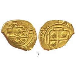 Mexico City, Mexico, cob 2 escudos, Philip V, assayer not visible (style of 1702-10), from the 1715 