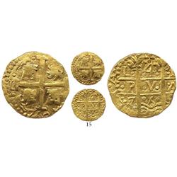 Lima, Peru, cob 4 escudos, 1750R, from the Luz (1752).