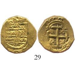 Bogota, Colombia, cob 2 escudos, (1)689, assayer not visible (Garcia).