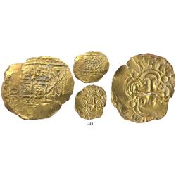 Bogota, Colombia, cob 2 escudos, (170)5, from the 1715 Fleet.