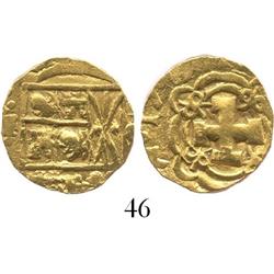 Bogota, Colombia, cob 2 escudos, 1740/39?(M), from the Luz (1752).
