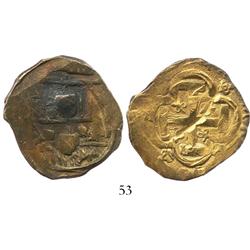 Seville, Spain, cob 8 escudos, Charles II, assayer not visible.