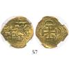 Image 1 : Seville, Spain, cob 2 escudos, Philip II or III, assayer B, from the Guadalupe-Tolosa (1724), encaps