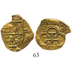 Seville, Spain, cob 2 escudos, 1630 (bold full date), assayer not visible, rare (unlisted) date.
