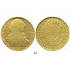 Image 1 : Santiago, Chile, bust 8 escudos, Charles IV  (bust of Charles III), 1791DA.