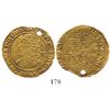 Image 1 : London, England, half laurel (10 shillings), James I (4th head), mintmark trefoil (1624).