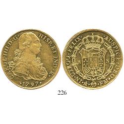 Mexico City, Mexico, bust 8 escudos, Charles IV, 1797FM.