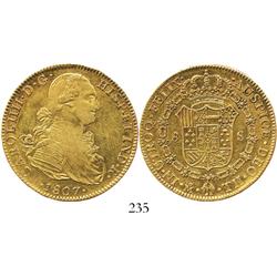 Mexico City, Mexico, bust 8 escudos, Charles IV, 1807TH.