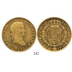 Mexico City, Mexico, bust 8 escudos, Ferdinand VII, 1818JJ.
