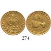 Image 1 : Mexico City, Mexico, 1 escudo, 1825JM, re-punched letters.