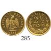 Image 1 : Mexico City, Mexico, 2-1/2 pesos, 1889M, low mintage.