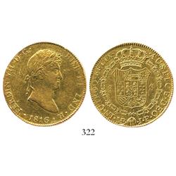 Lima, Peru, bust 8 escudos, Ferdinand VII, 1816JP.