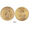Image 1 : USA (Philadelphia mint), $10 eagle (Liberty head), 1901, encapsulated PCGS MS-63.