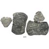 Image 1 : Lot of 2 cobs: Mexico 8R Philip III assayer not visible, and Seville 2R Philip III assayer B.