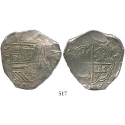 Cartagena, Colombia, cob 8 reales, (1622)(A), Grade 1, rare.