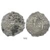 Image 1 : Potosi, Bolivia, cob 8 reales, 1654E, dot-PH-dot at top.