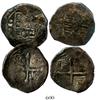 Image 1 : Lot of 2 Mexico City, Mexico, cob 4 reales, Philip IV, assayer P. LOT WITHDRAWN