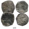 Image 1 : Lot of 2 Mexico City, Mexico, cob 2 reales, Philip IV, assayer not visible. LOT WITHDRAWN